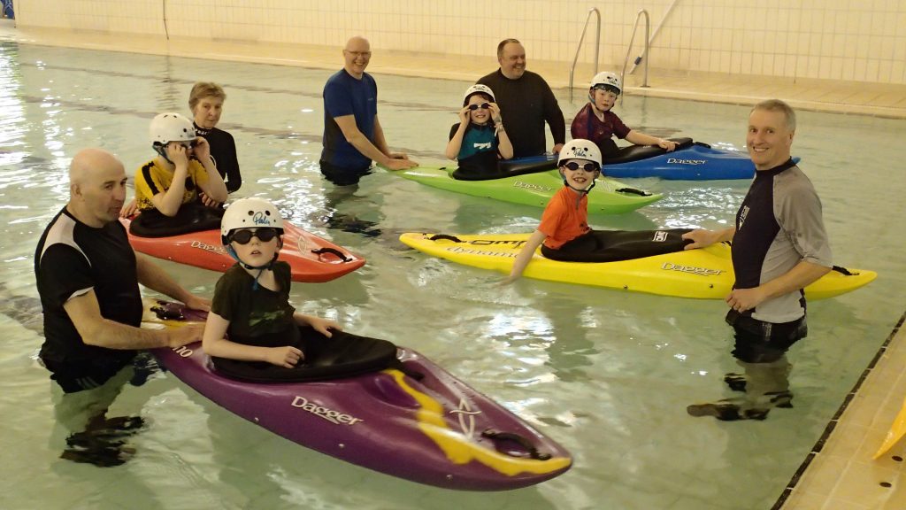 Pool sessions Fife Canoeing Activities Group